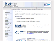 Tablet Screenshot of medwise.ie